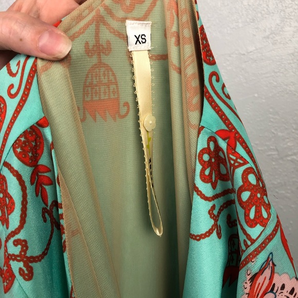 Anthropologie UNCLE FRANK floral print dress Sz XS - Picture 9 of 11